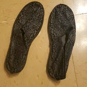 Havaianas size 9 black printed espadrille shoes